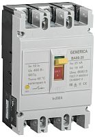 Выключатель автоматический в литом корпусе IEK GENERICA ВА66-33 3п 200А 25кА картинка
